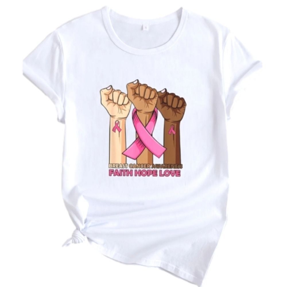 Ladies breast cancer awareness soft t-shirt sz X-large